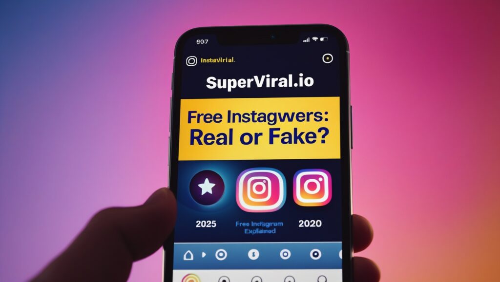 Superviral.io Free Instagram Followers Real or Fake?